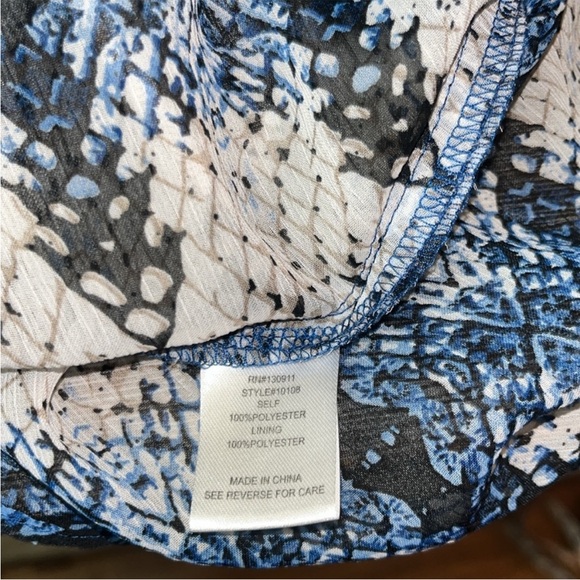 Daniel Rainn Sheer Top Boho Sz Small - Picture 6 of 6